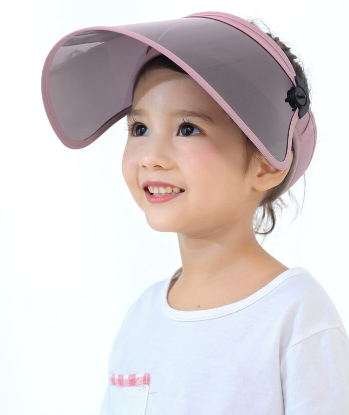 抗UV-遮陽捲收美容面罩-童 - 山楂紅#24, F