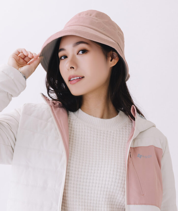 石墨烯恆溫舒絨造型綁帶帽-女