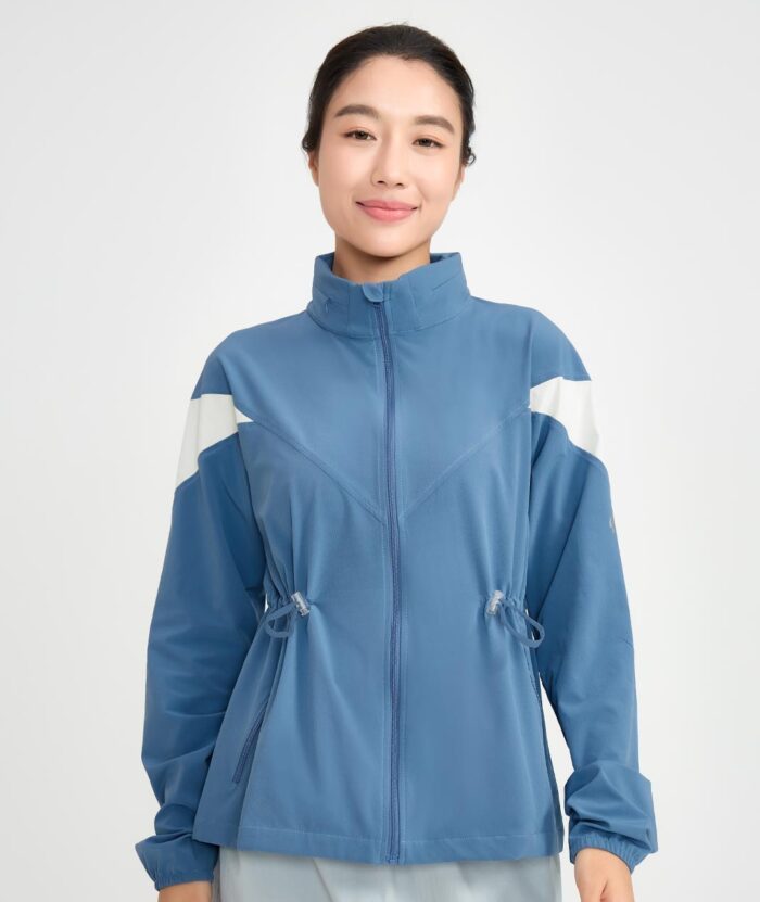 抗UV-Suptex銀纖維抗菌透氣收腰帽可收外套-女