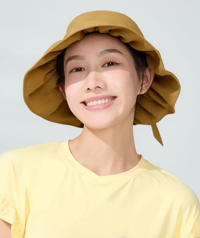 Aurelia-唯美荷葉蝶結仕女帽