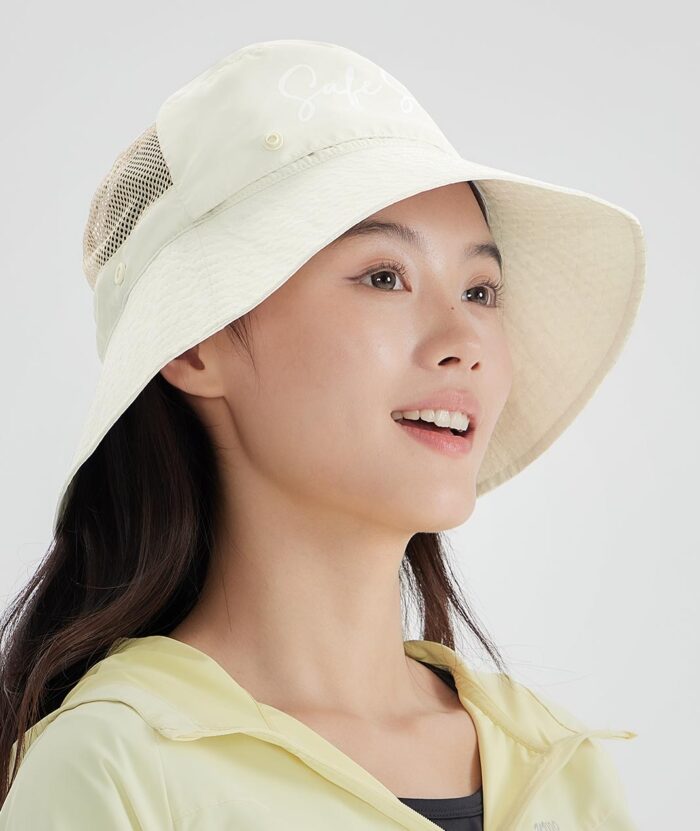 抗UV-環保防潑水雙造型透氣漁夫帽