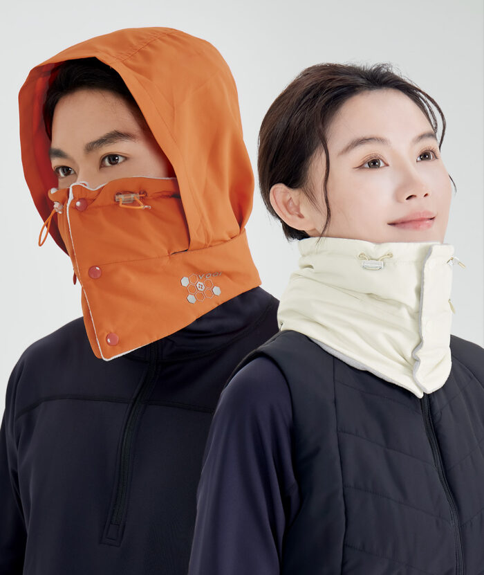 FURTEK環保超潑科技羽絨石墨烯脖圍-帽可收