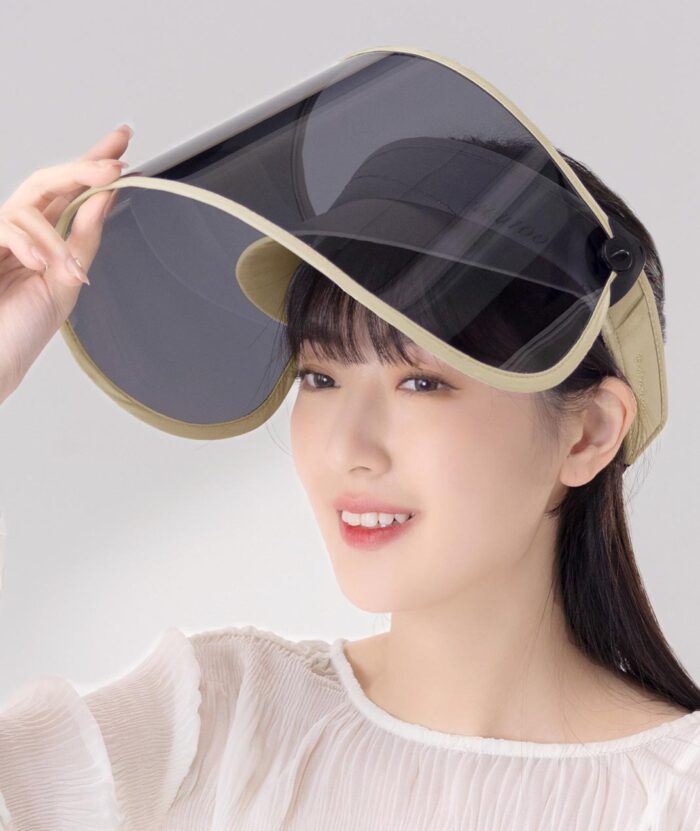 抗UV-Suptex清涼帽簷偏光美容面罩