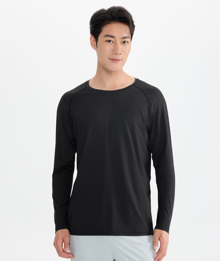抗UV-Apex涼感保濕連袖上衣-男