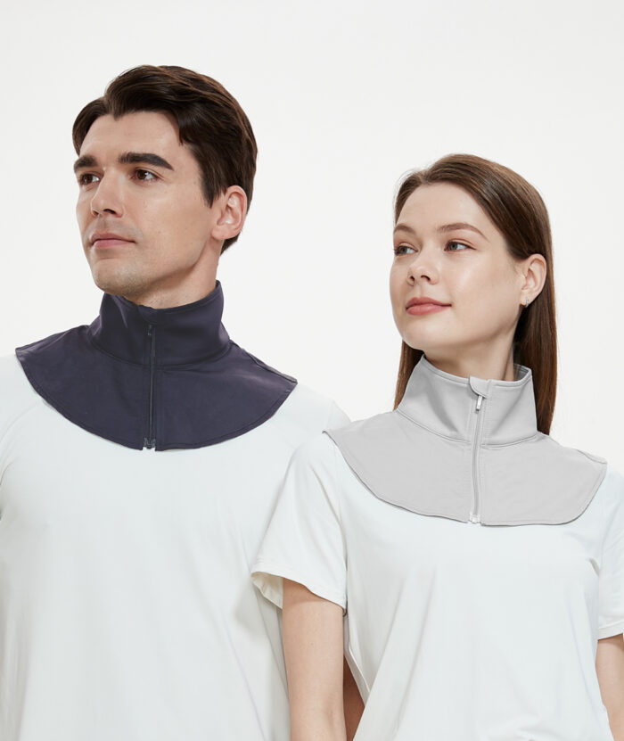 抗UV-Apex涼感保濕防護假領