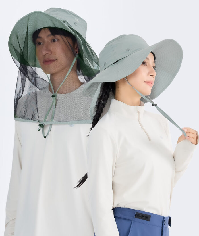 抗UV-Suptex-REC TR環保耐磨防蚊護頸帽