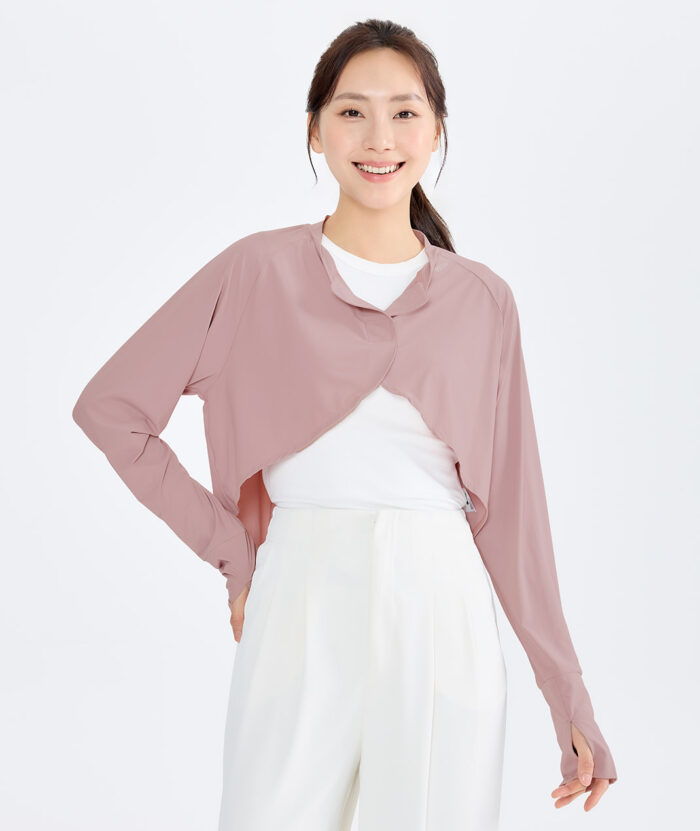 抗UV-Apex超涼感短版罩衫-女