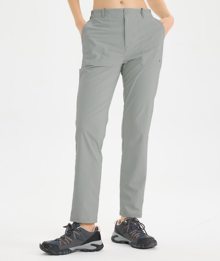 抗UV-Suptex清涼彈性百搭休閒長褲-女