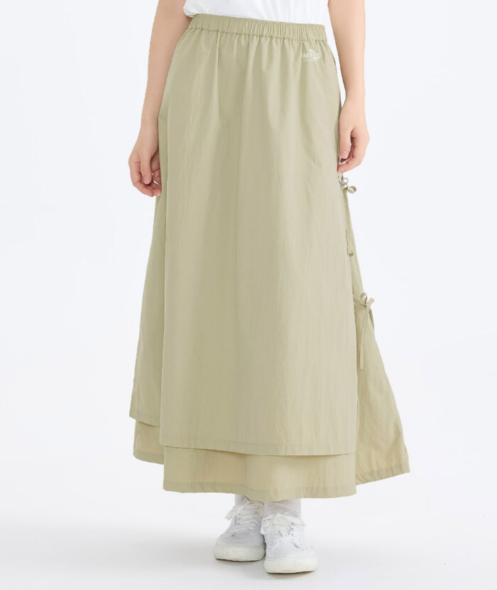 抗UV-Suptex-REC TR環保耐磨假兩件綁帶裙-女