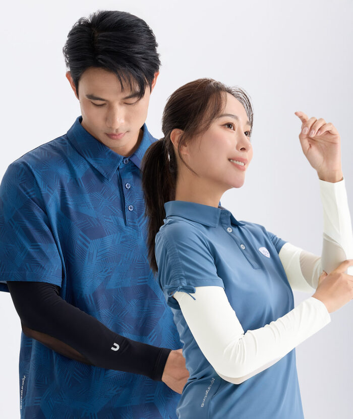 抗UV-Apex銀纖維無痕止滑透氣袖套