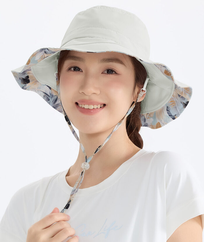 抗UV-Suptex清涼防蚊環保典雅盆帽-女