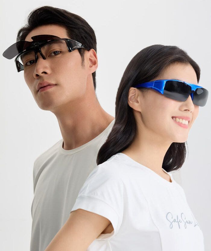 Polarized兩用太陽眼鏡套鏡-掀式視界