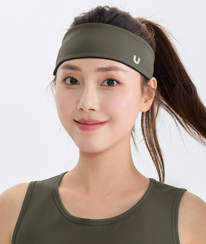 抗UV-Apex環保涼感裸肌雙面戴髮帶