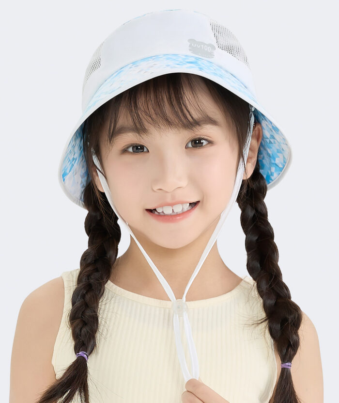 抗UV-Suptex清涼透氣印花漁夫帽-童