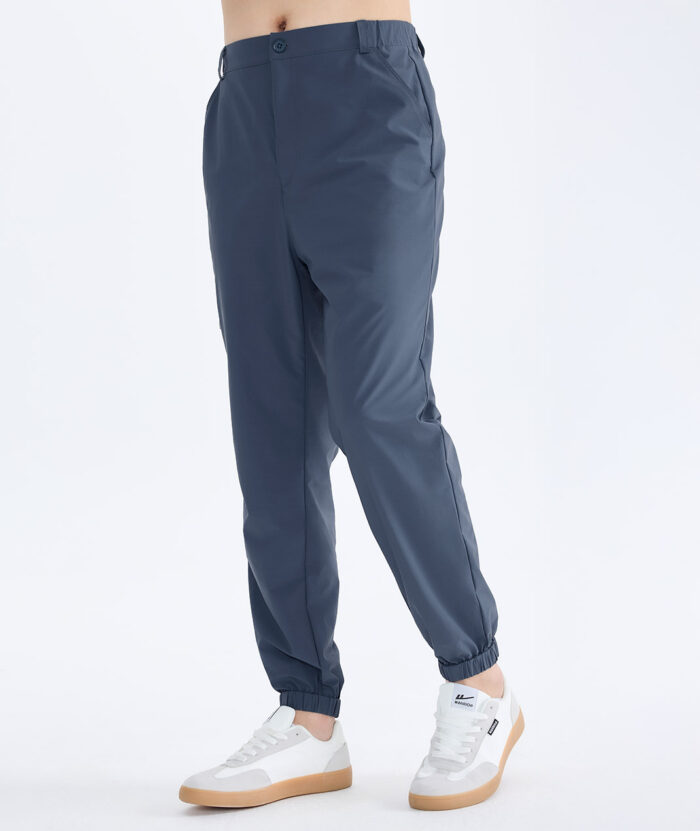 抗UV-Suptex清涼彈性九分縮口長褲-男