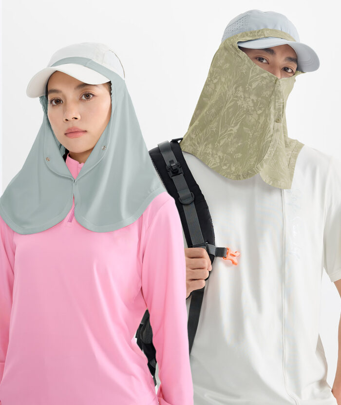 抗UV-Apex銀纖維護頸布-加大透氣