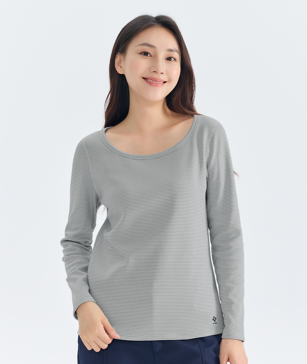 遠紅恆溫導能舒絨大U領保暖上衣-女