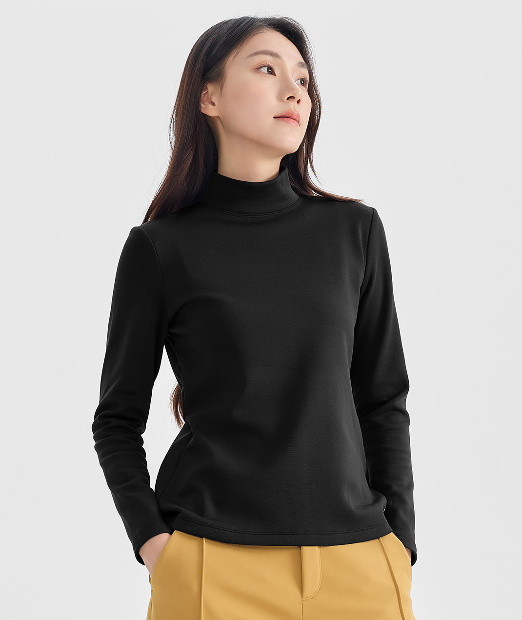 科技羊毛遠紅舒絨立領保暖上衣-女